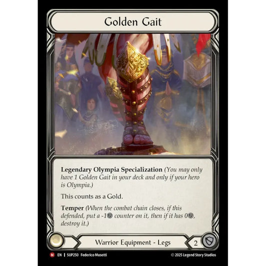 Golden Gait SUP250 Majestic Flesh & Blood Trading Card Game Super Slam in Regular Art