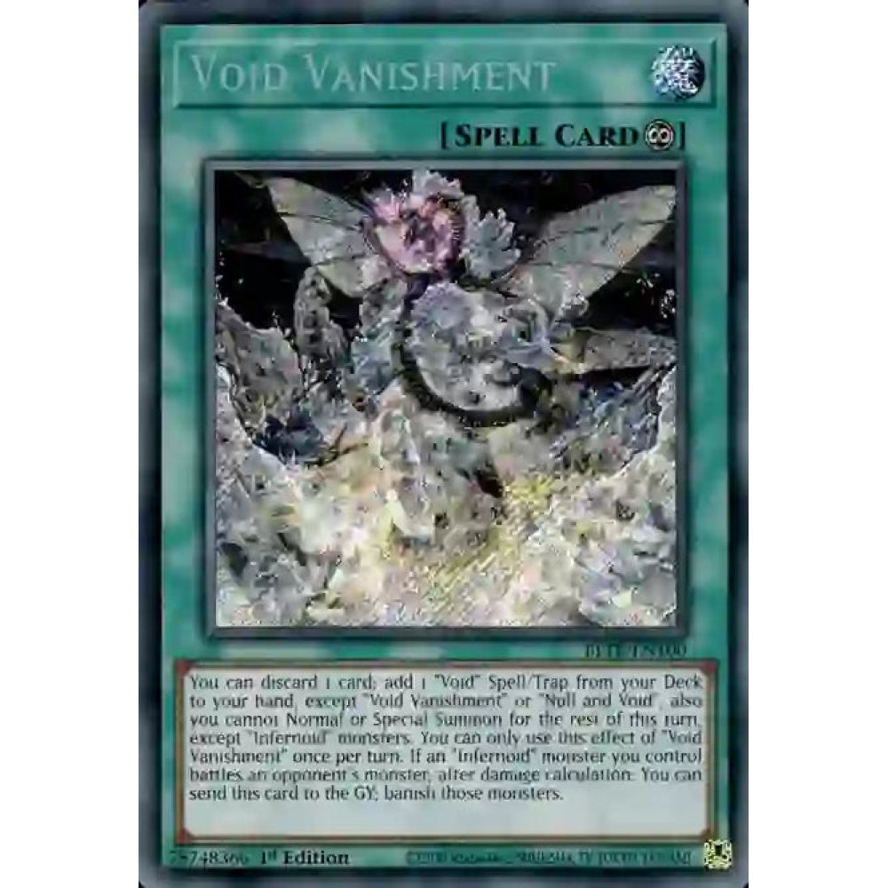 Void Vanishment, BLTR-EN100, Secret Rare, Yu-Gi-Oh!, Battles of Legend: Terminal Revenge
