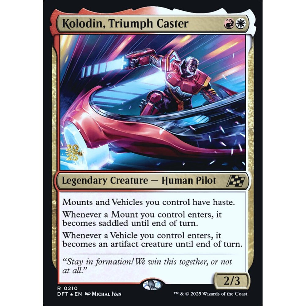 Kolodin, Triumph Caster rare 210s Magic the Gathering Aetherdrift Promos