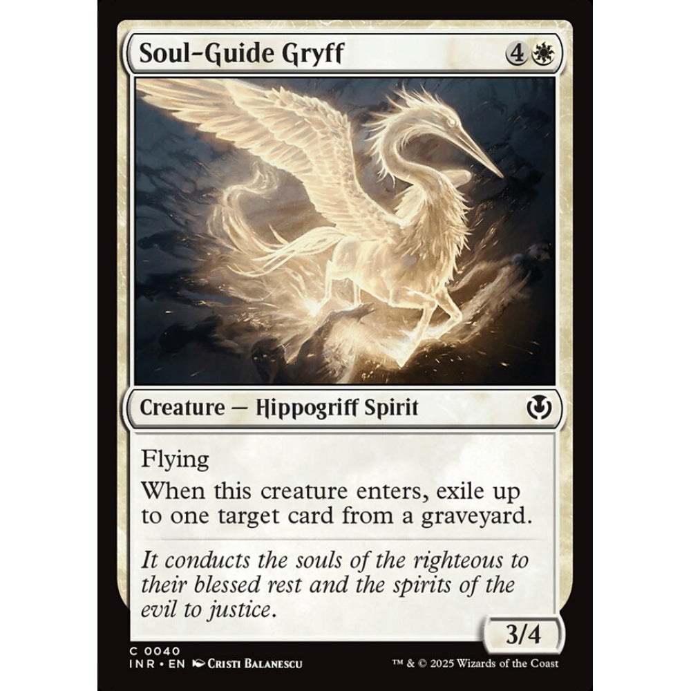 Soul-Guide Gryff, 40, common, Magic: The Gathering, Innistrad Remastered