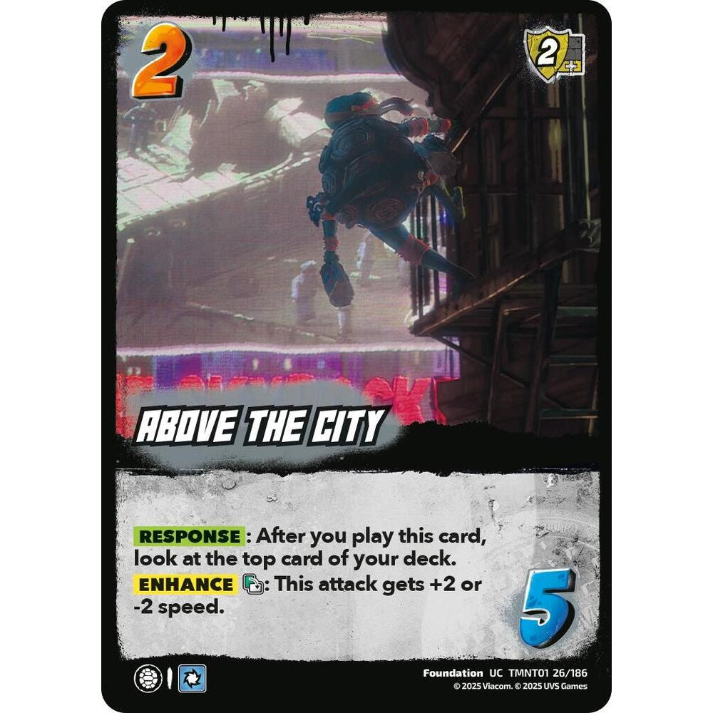 Above the City 26/186 TMNT01 Universus Teenage Mutant Ninja Turtles Foundation UC