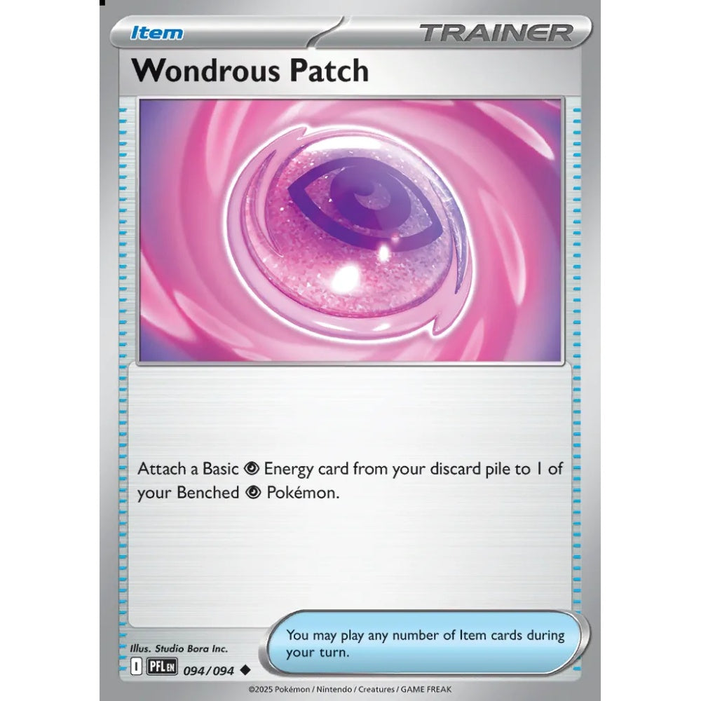 Wondrous Patch Uncommon 094/094 Pokemon Card Game Phantasmal Flames