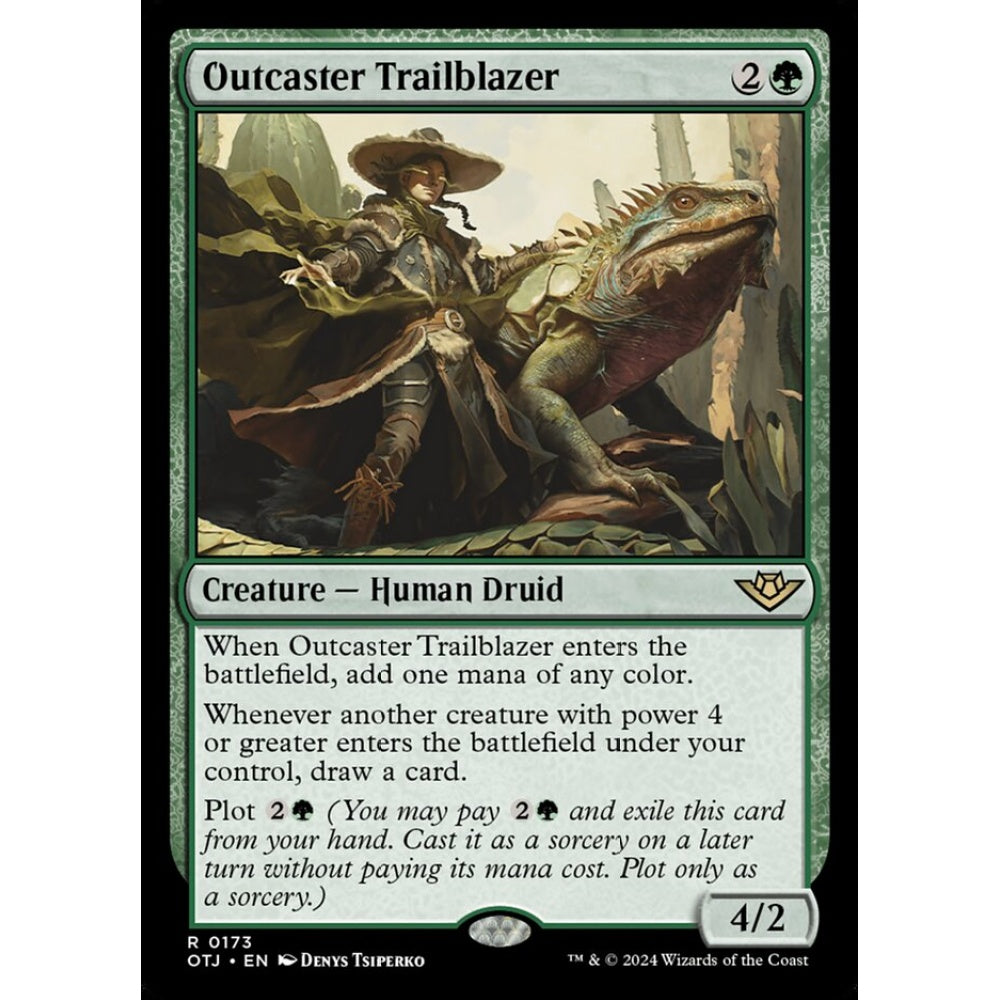 Outcaster Trailblazer, 173, rare, Magic: The Gathering, Outlaws of Thunder Junction