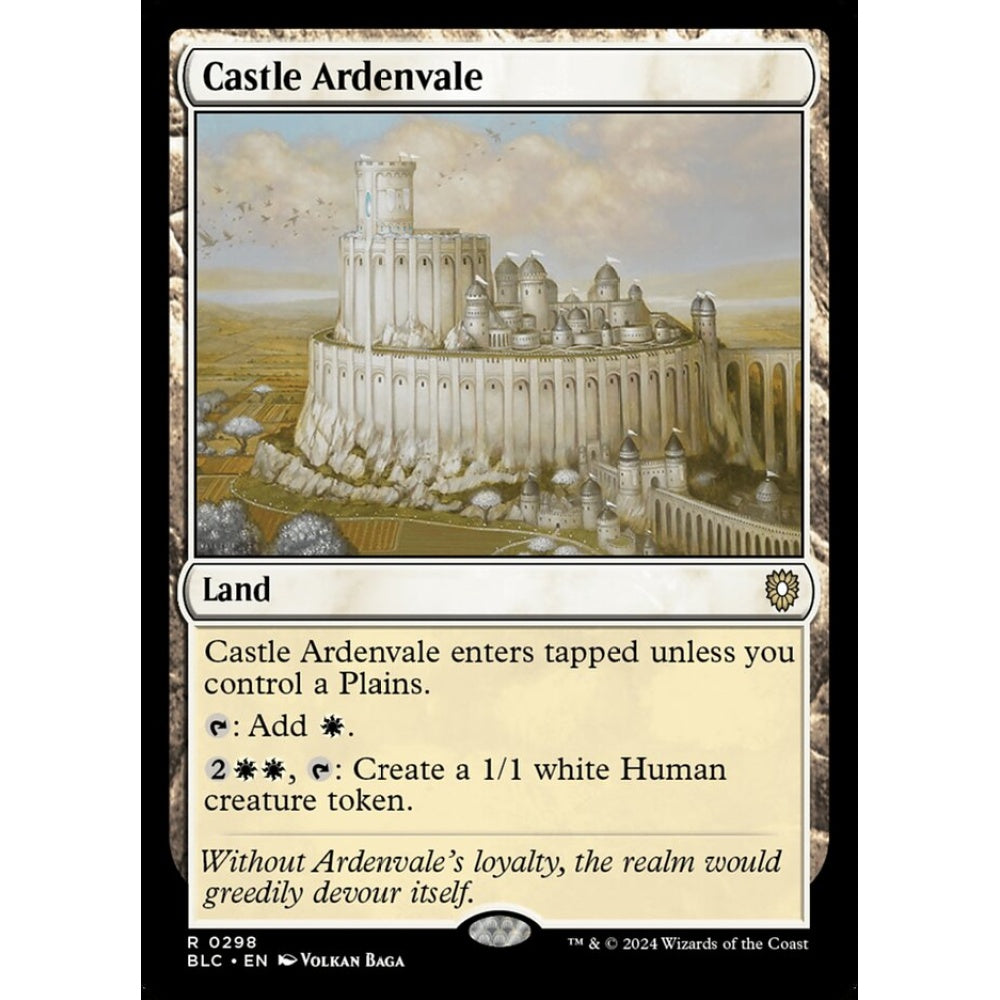 Castle Ardenvale, 298, rare, Magic: The Gathering, Bloomburrow