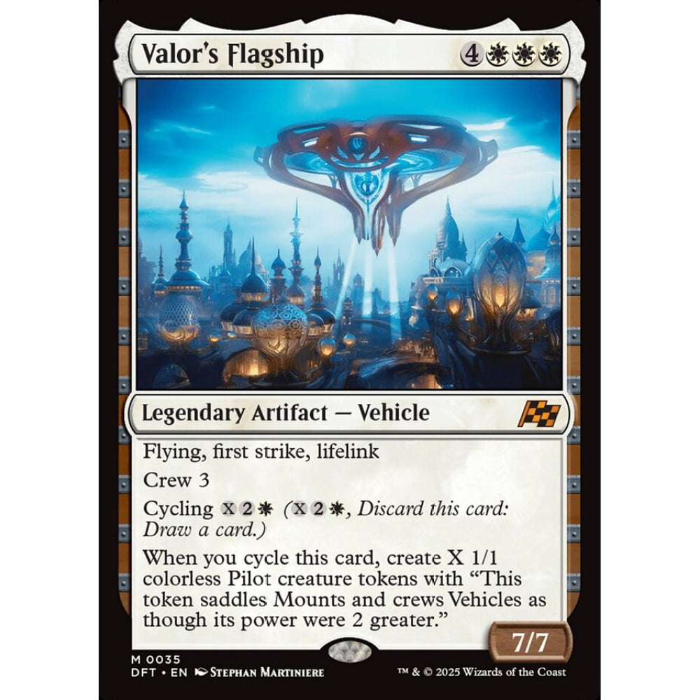 Valor's Flagship, 35, mythic, Magic: The Gathering, Aetherdrift
