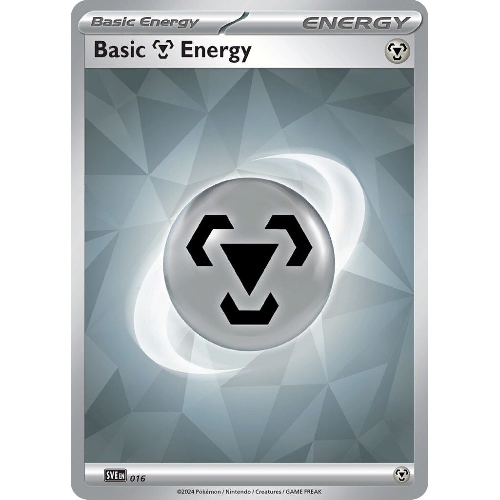 Basic Metal Energy Fixed 16 Pokemon Card Game Scarlet & Violet Energy