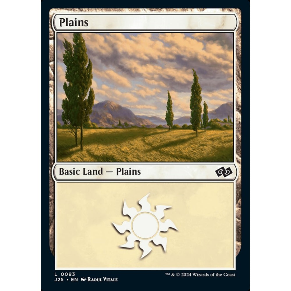 Plains, 83, common, Magic: The Gathering, Foundations Jumpstart