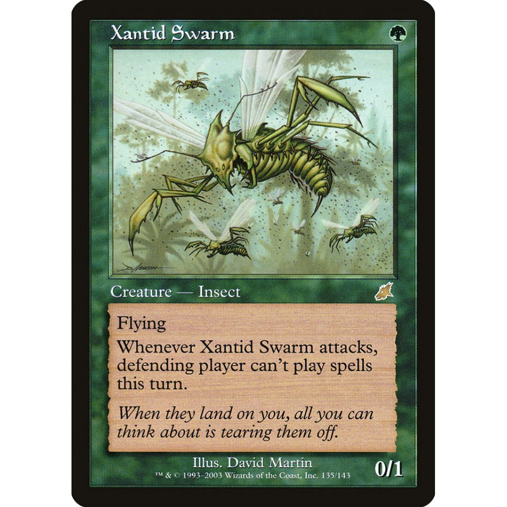 Xantid Swarm rare 135 Magic the Gathering Scourge