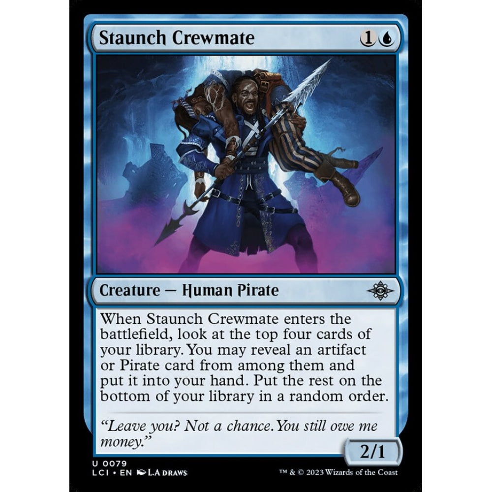 Staunch Crewmate uncommon 79 Magic the Gathering The Lost Caverns of Ixalan