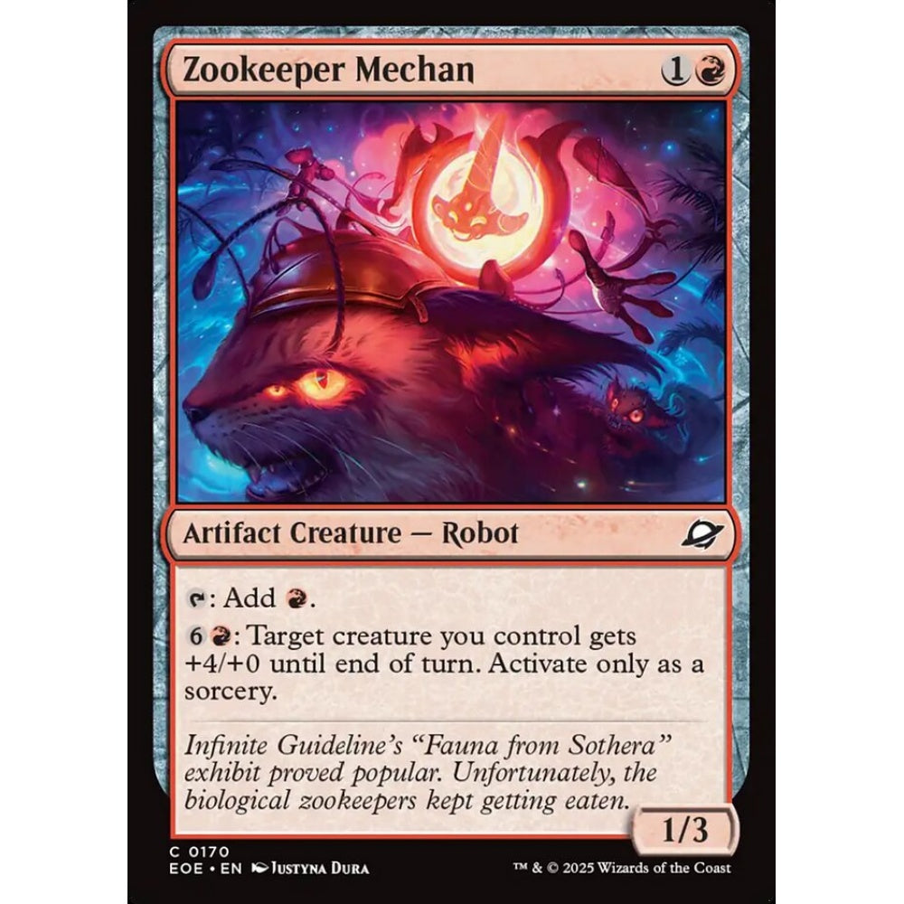 Zookeeper Mechan common 170 Magic the Gathering Edge of Eternities