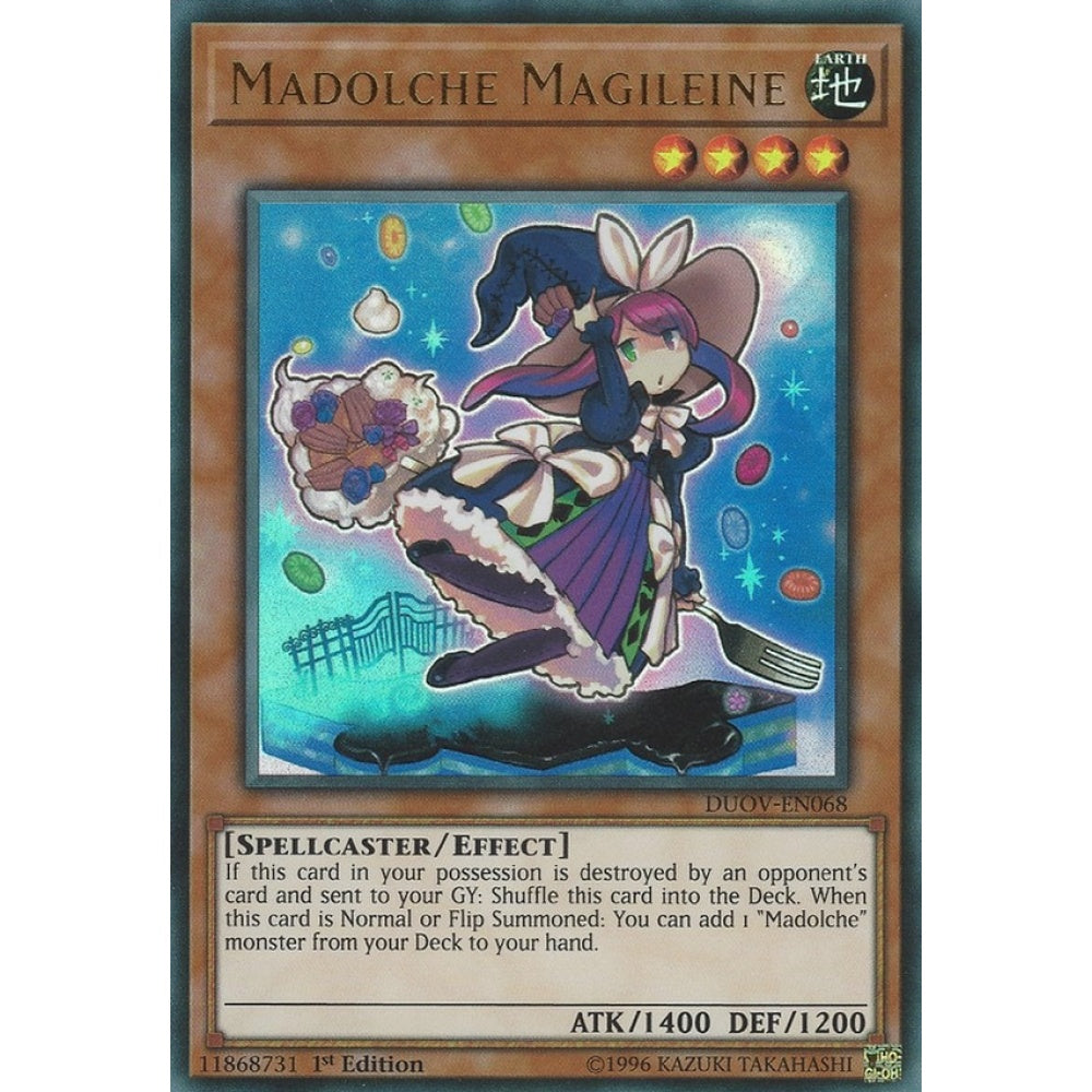 Madolche Magileine RA04-EN185 Platinum Platinum Secret Rare Yu-Gi-Oh Quarter Century Stampede