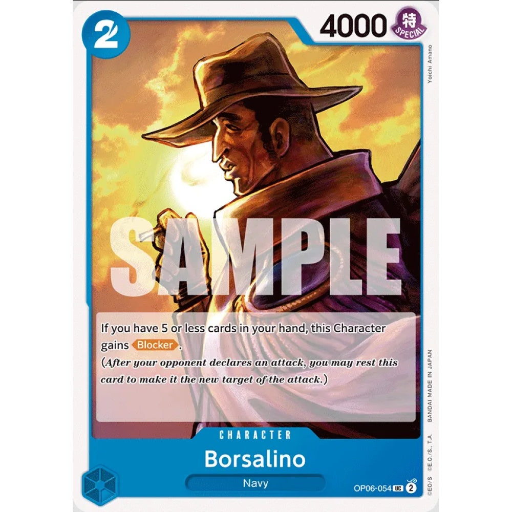 Borsalino, OP06-054, Uncommon, One Piece, Wings of the Captain