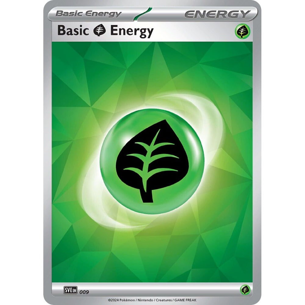Basic Grass Energy Fixed 9 Pokemon Card Game Scarlet & Violet Energy
