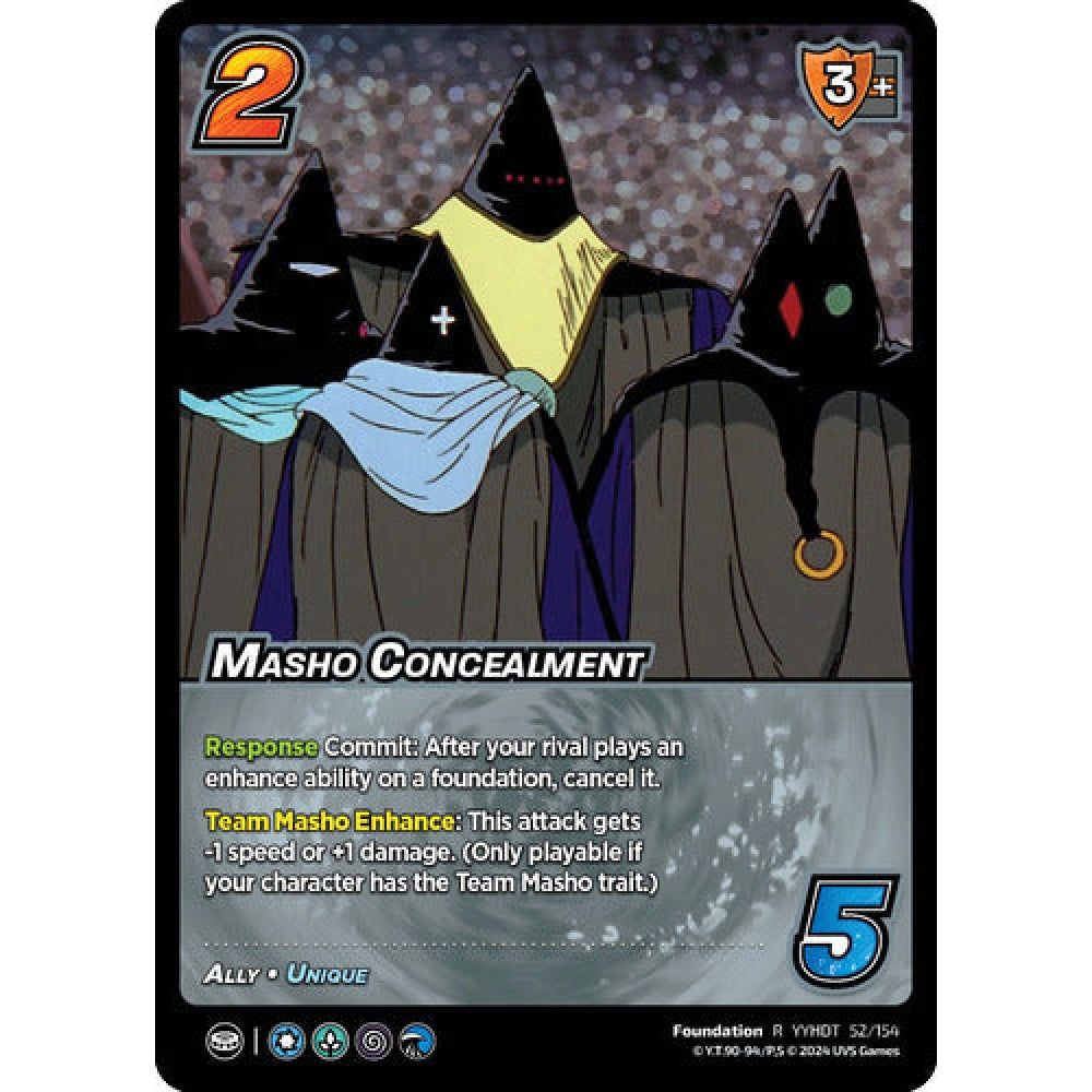 Masho Concealment, 52/154, R, UniVersus, Yu Yu Hakusho: Dark Tournament