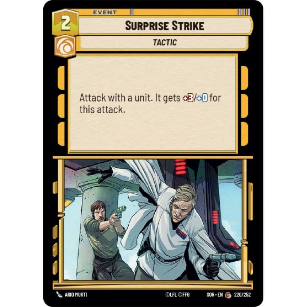 Surprise Strike, 220, C, Star Wars Unlimited, Sparks Of Rebellion