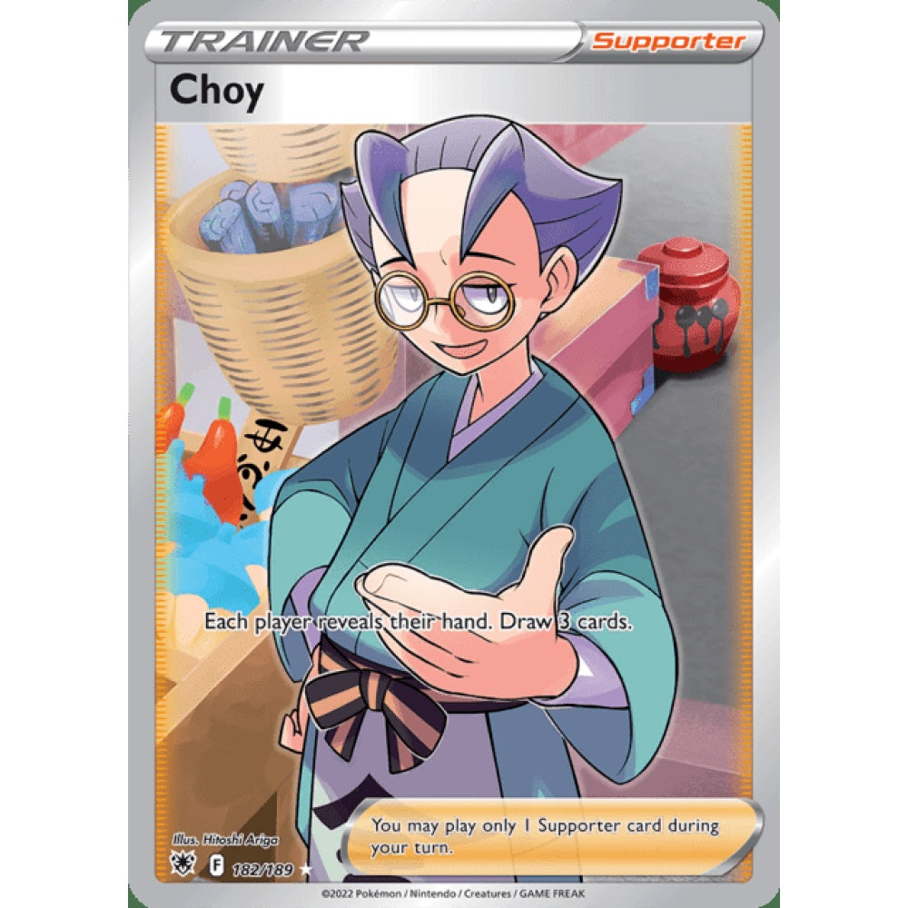 Choy Full Art 182/189 Pokemon Card Game Astral Radiance
