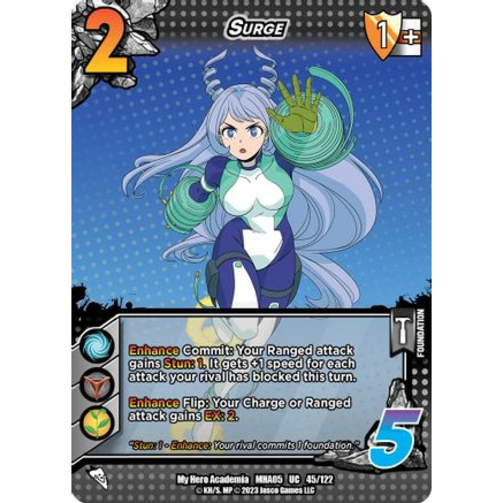 Surge, 45/122, UC, UniVersus, MHA05 Undaunted Raid