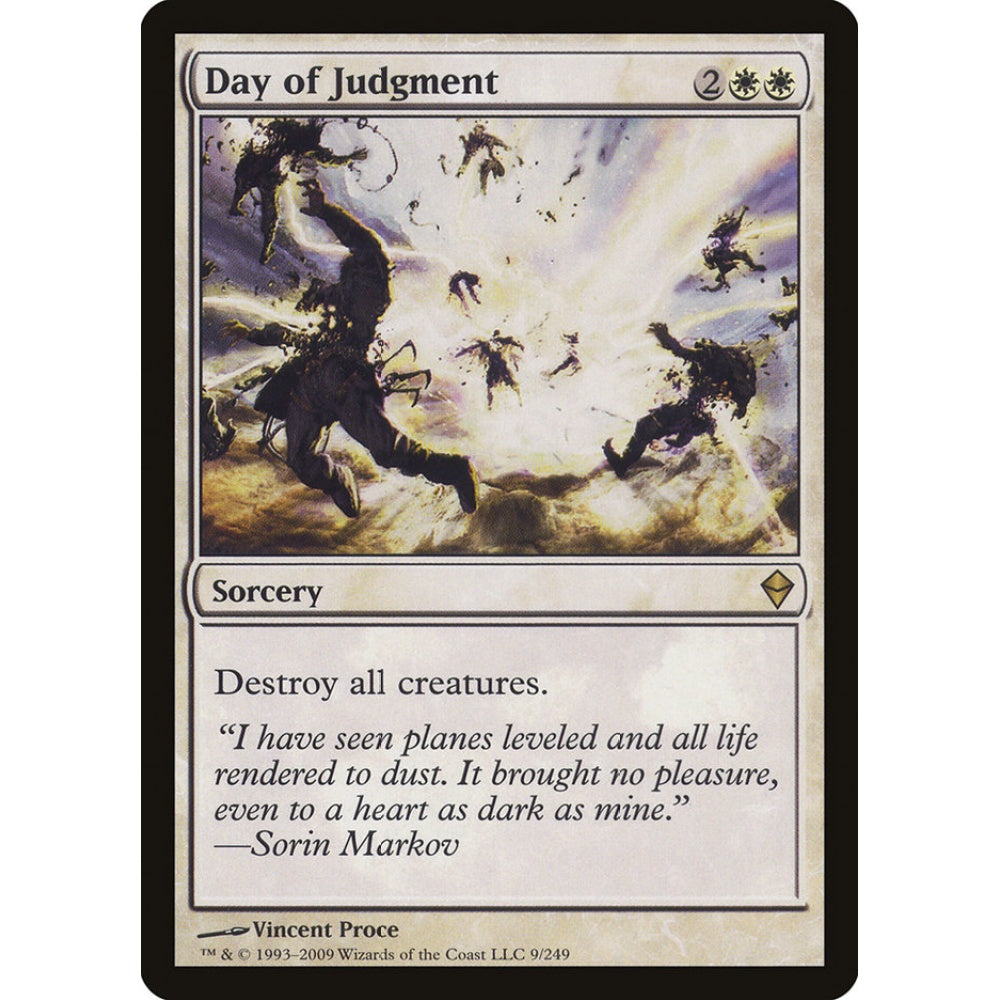 Day of Judgment rare 9 Magic the Gathering Zendikar