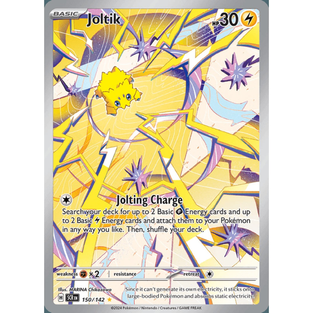 Joltik Illustration Rare 150/142 Pokemon Card Game Stellar Crown