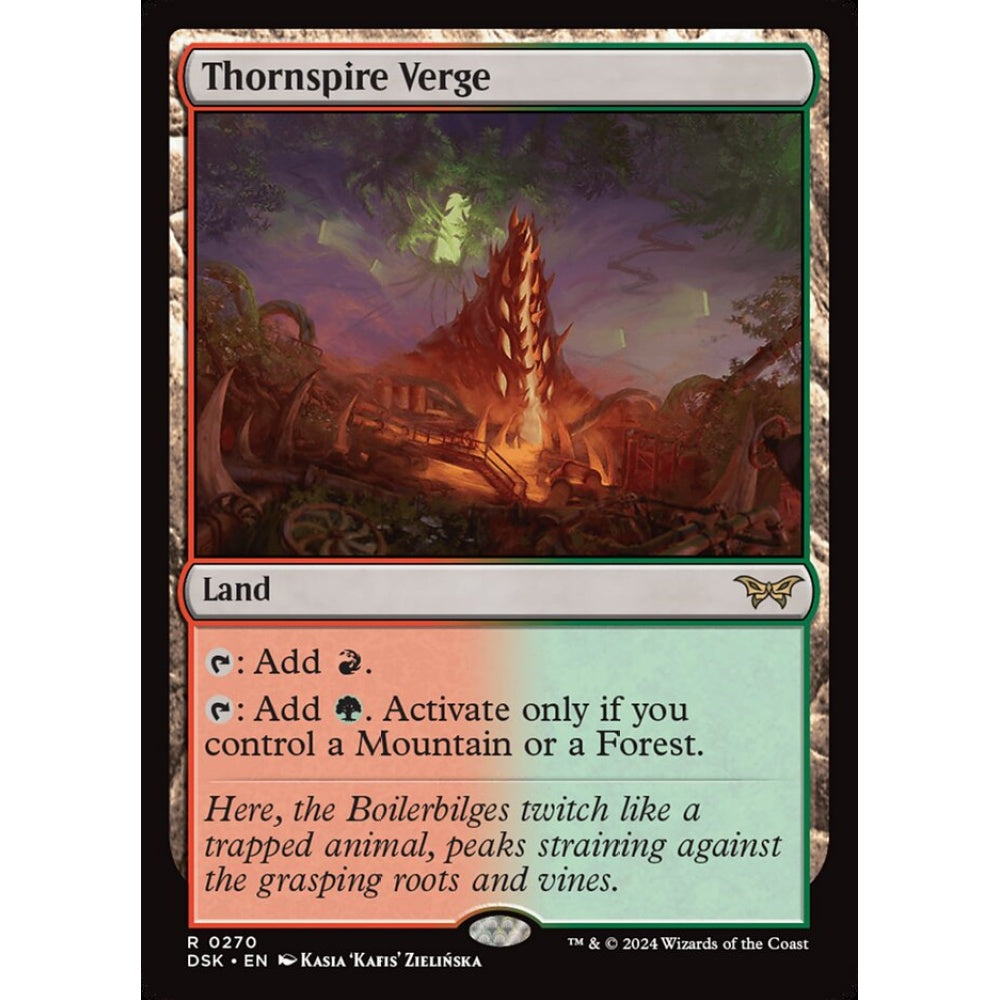 Thornspire Verge, 270, rare, Magic: The Gathering, Duskmourn: House of Horror