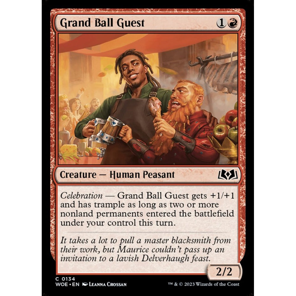 Grand Ball Guest, common, 134, Magic the Gathering, Wilds of Eldraine