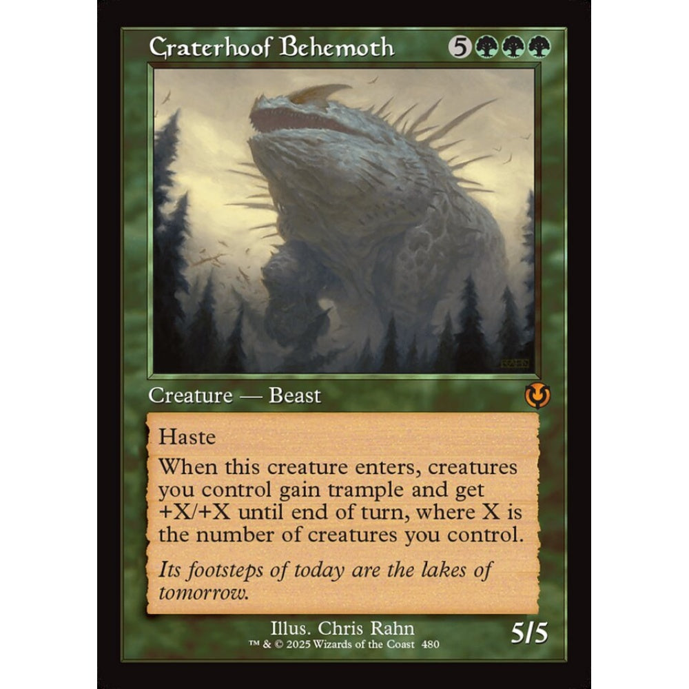 Craterhoof Behemoth, 480, mythic, Magic: The Gathering, Innistrad Remastered