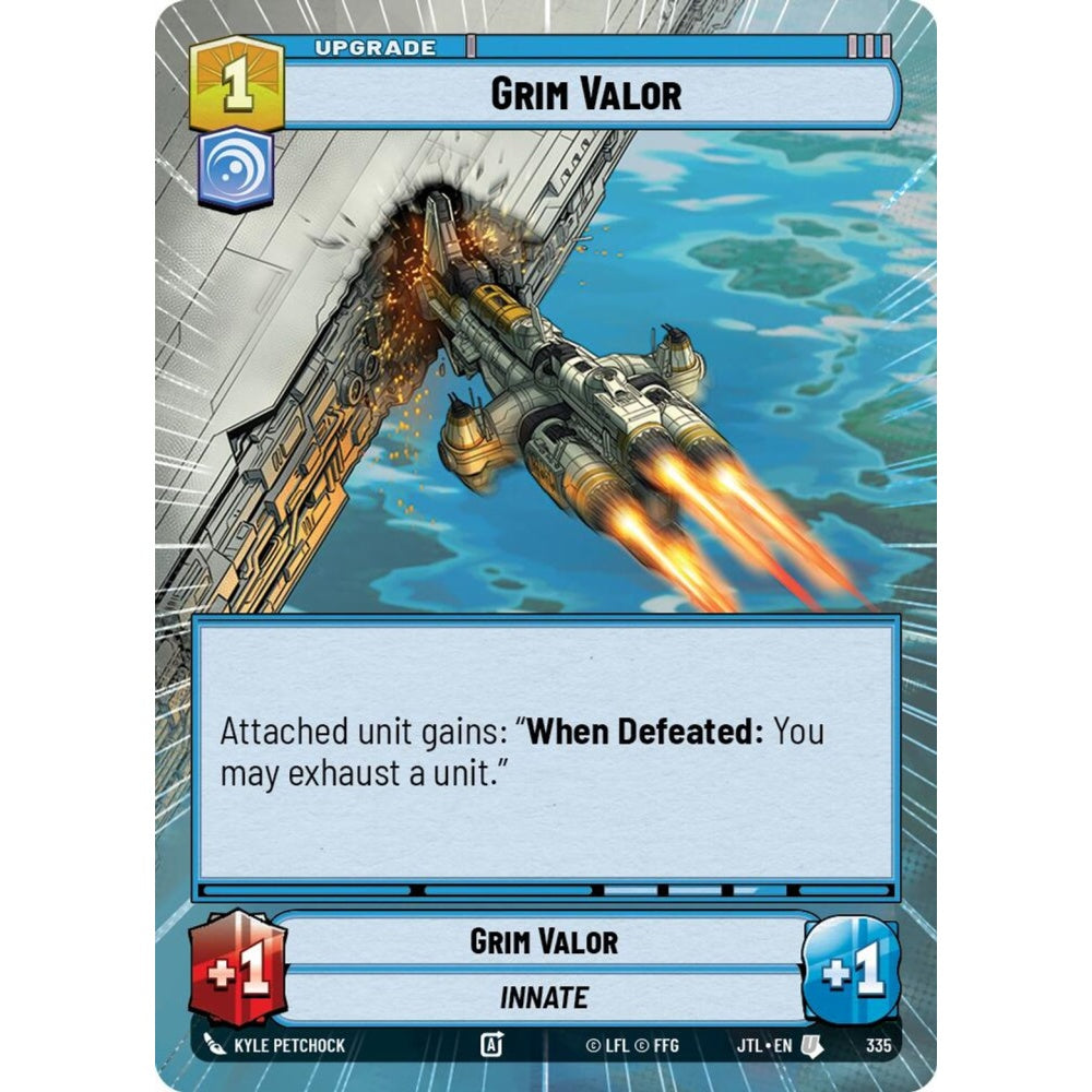 Grim Valor, U, JTL 335) Hyperspace, Star Wars Unlimited