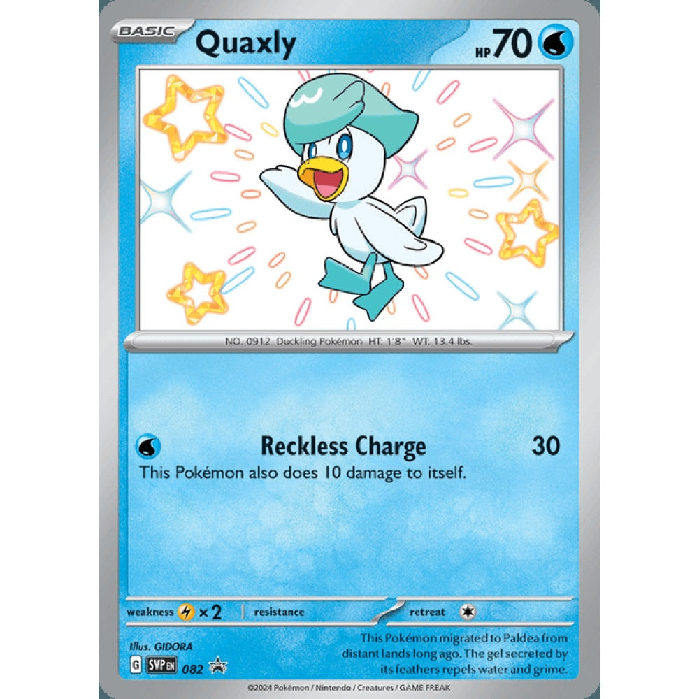 Quaxly Black Star Promo 82 Pokemon Card Game Scarlet & Violet Promos