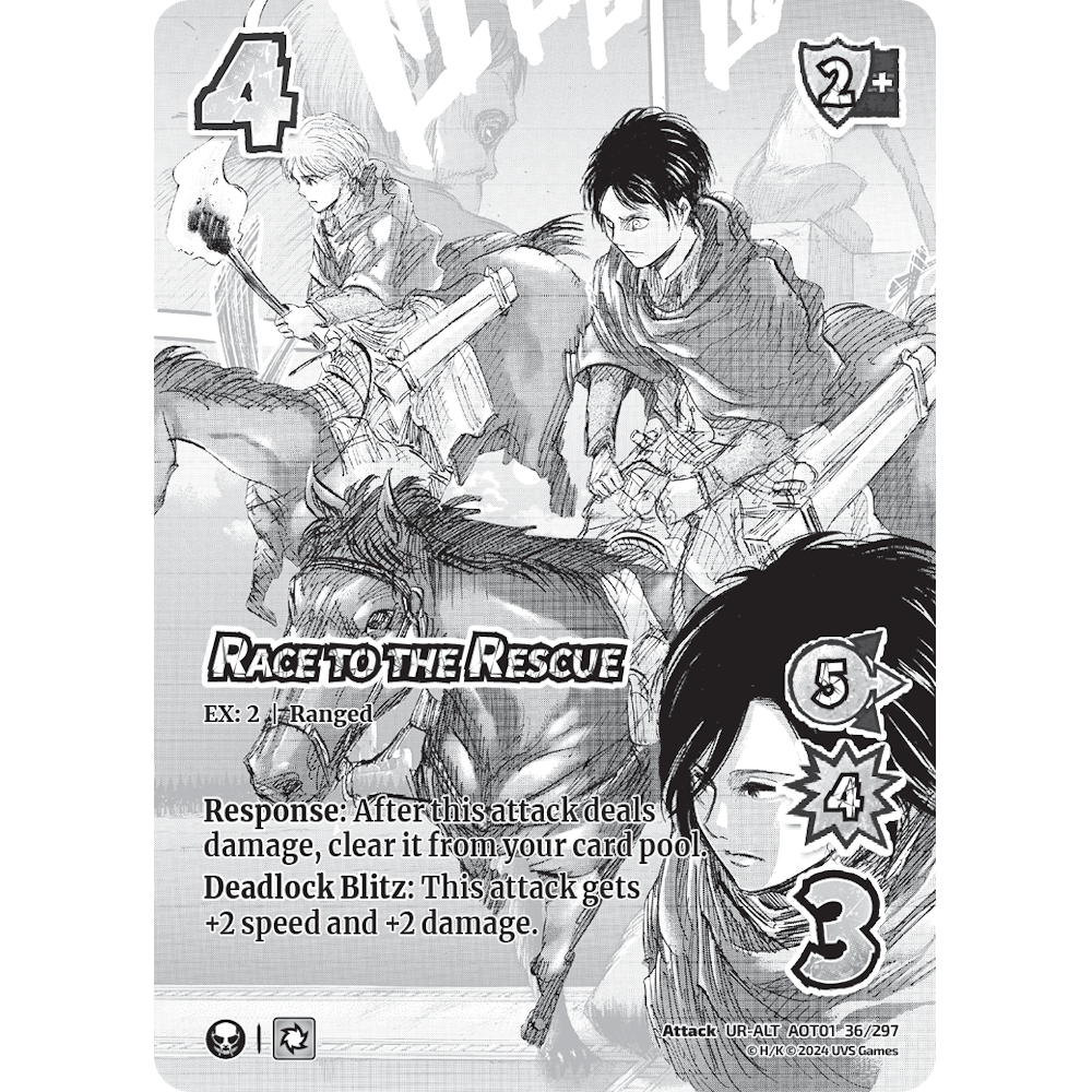 Race to the Rescue, 36/297, UR-ALT, UniVersus, Attack on Titan: Battle for Humanity