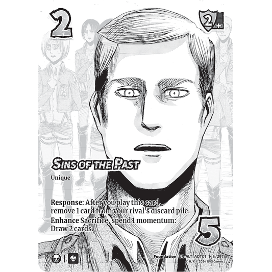 Sins of the Past, 145/297, UR-ALT, UniVersus, Attack on Titan: Battle for Humanity