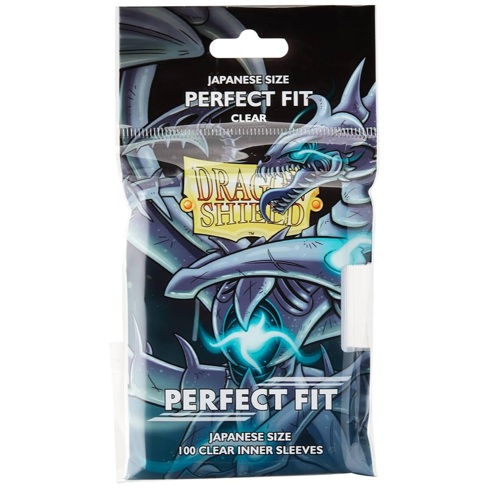 Dragon Shield - Clear Inner Japanese Size Sleeves 100pk - Perfect Fit Clear