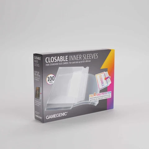 Gamegenic Closable Inner Sleeves (100 ct.)