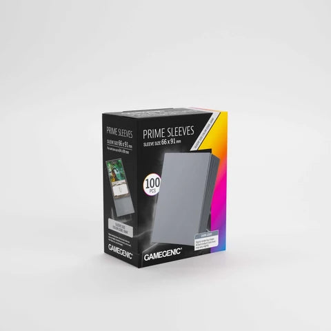 Gamegenic Prime Sleeves - Dark Gray (100)