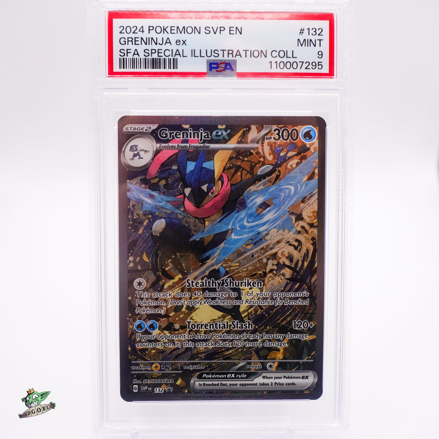 Greninja EX - 132 SVP Promo PSA 9 MINT