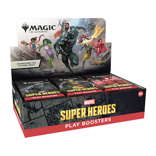 mtg marvel heroes play booster box
