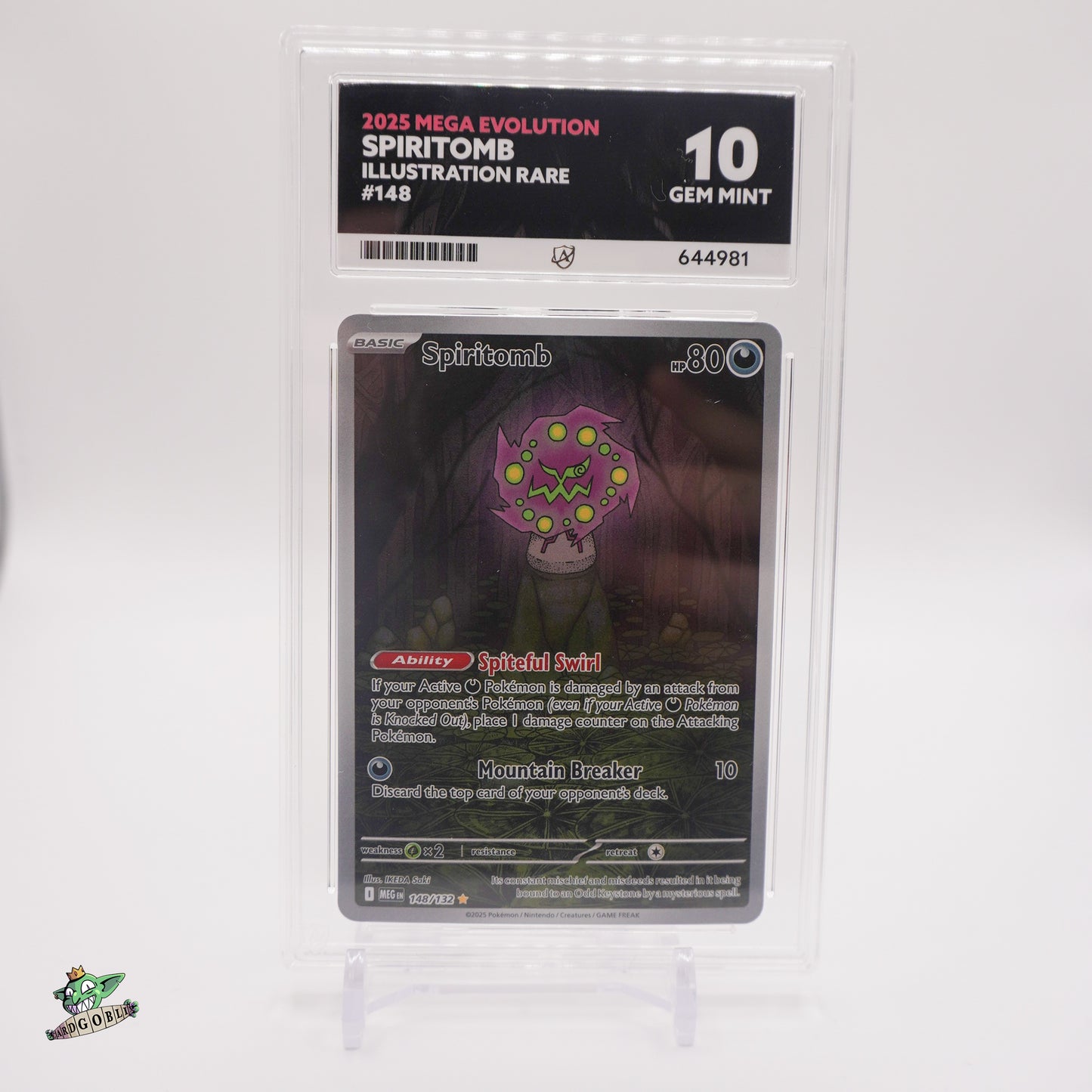 Spiritomb - 148 Mega Evolution ACE 10 GEM MINT
