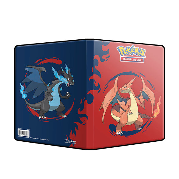 4 pocket portfolio with mega charizard x and y