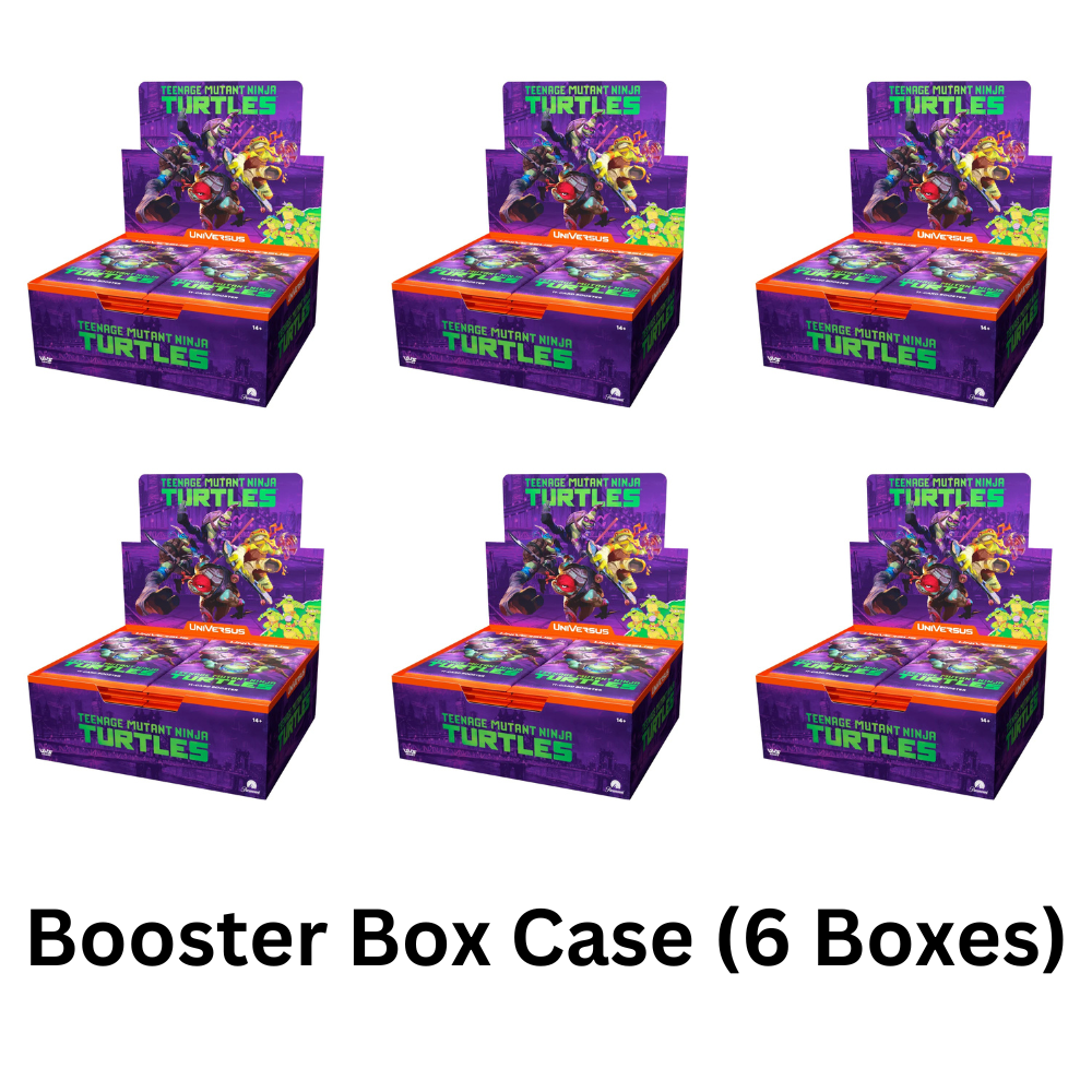 Universus CCG - Teenage Mutant Ninja Turtles Booster Case (6 Boxes) Card Goblin Universus CCG - Teenage Mutant Ninja Turtles Booster Case (6 Boxes) Card Goblin