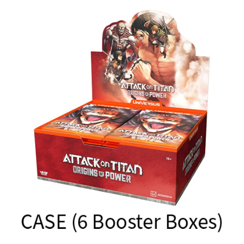 Universus CCG - Attack on Titan: Origins of Power Booster Box CASE