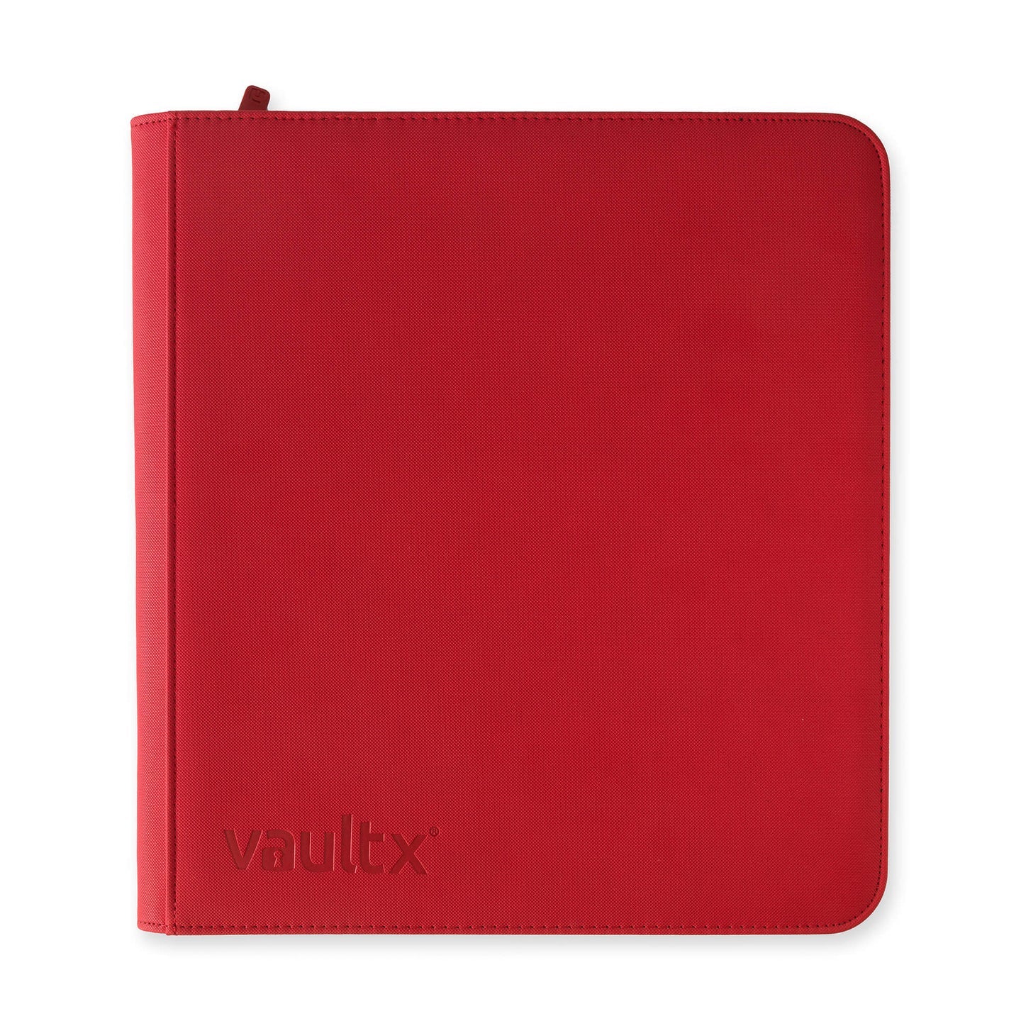 Vault X Exo-Tec Zip Binder Fire Red 12-Pocket