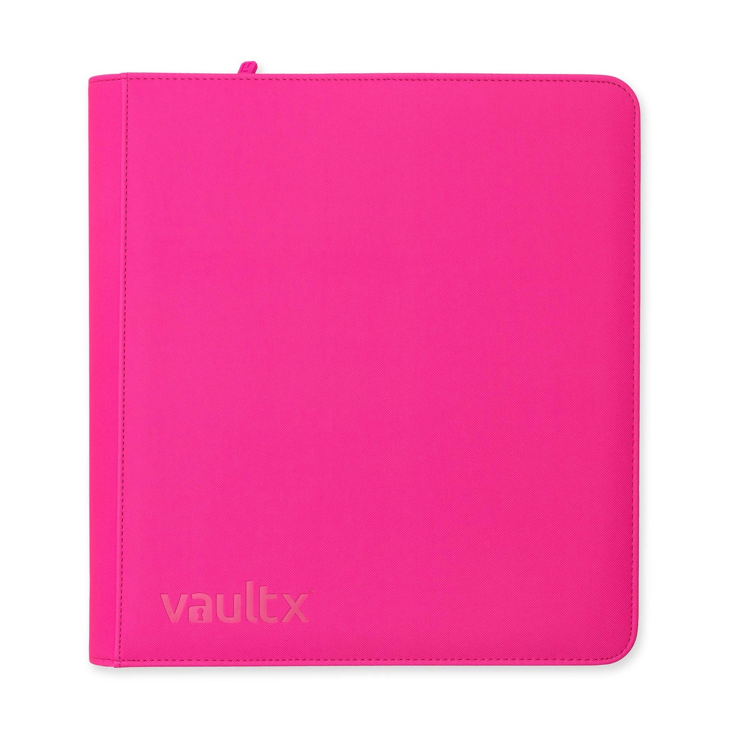 Vault X Exo-Tec Zip Binder Neon Pink 12-Pocket