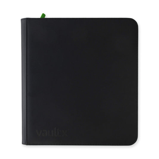 Vault X Exo-Tec Zip Binder Signature Black 12-Pocket