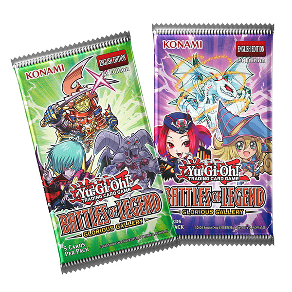 packs from the box of yugioh battles of legends glorious gallery