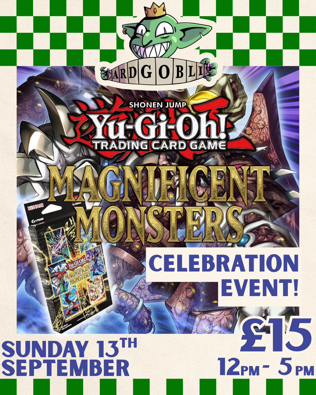 Magnificent Monsters Celebration Event - September 13th 2026