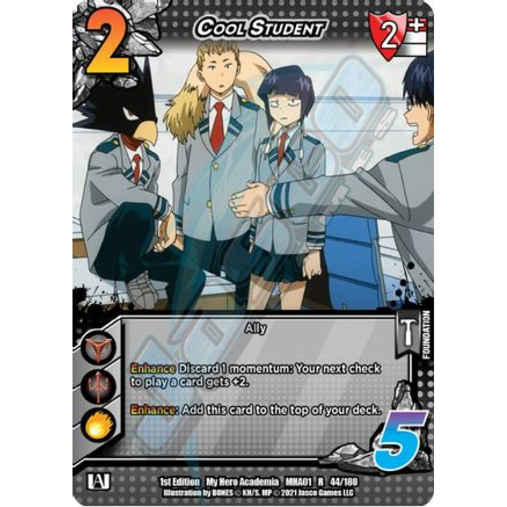 Cool Student, 44/180, R, UniVersus, MHA01 My Hero Academia