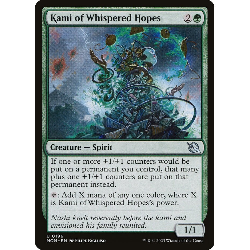 Kami of Whispered Hopes uncommon 196 Magic the Gathering March of the Machine