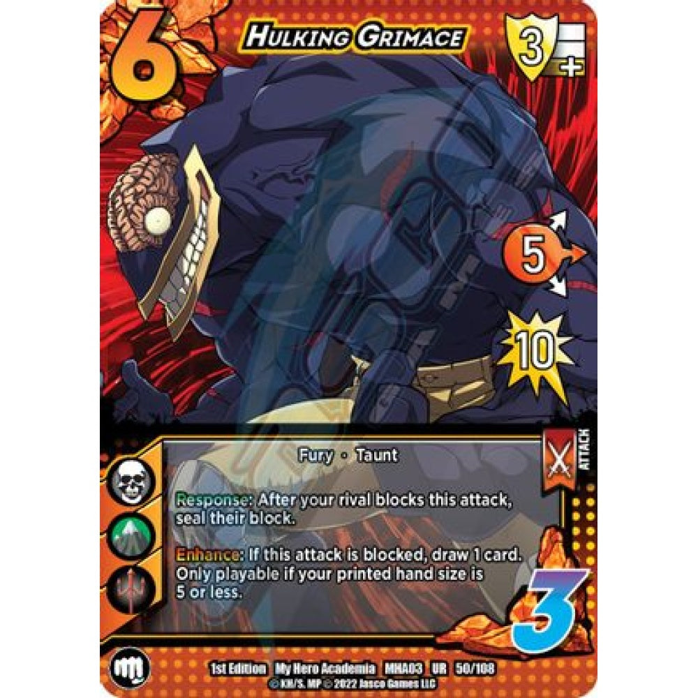 Hulking Grimace, 50/108, UR, UniVersus, MHA03 Heroes Clash