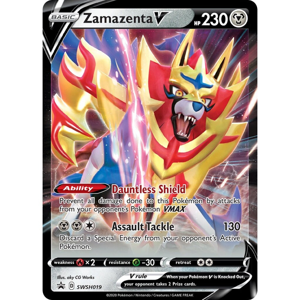Zamazenta V Promo SWSH019 Pokemon Card Game Sword & Shield Promos