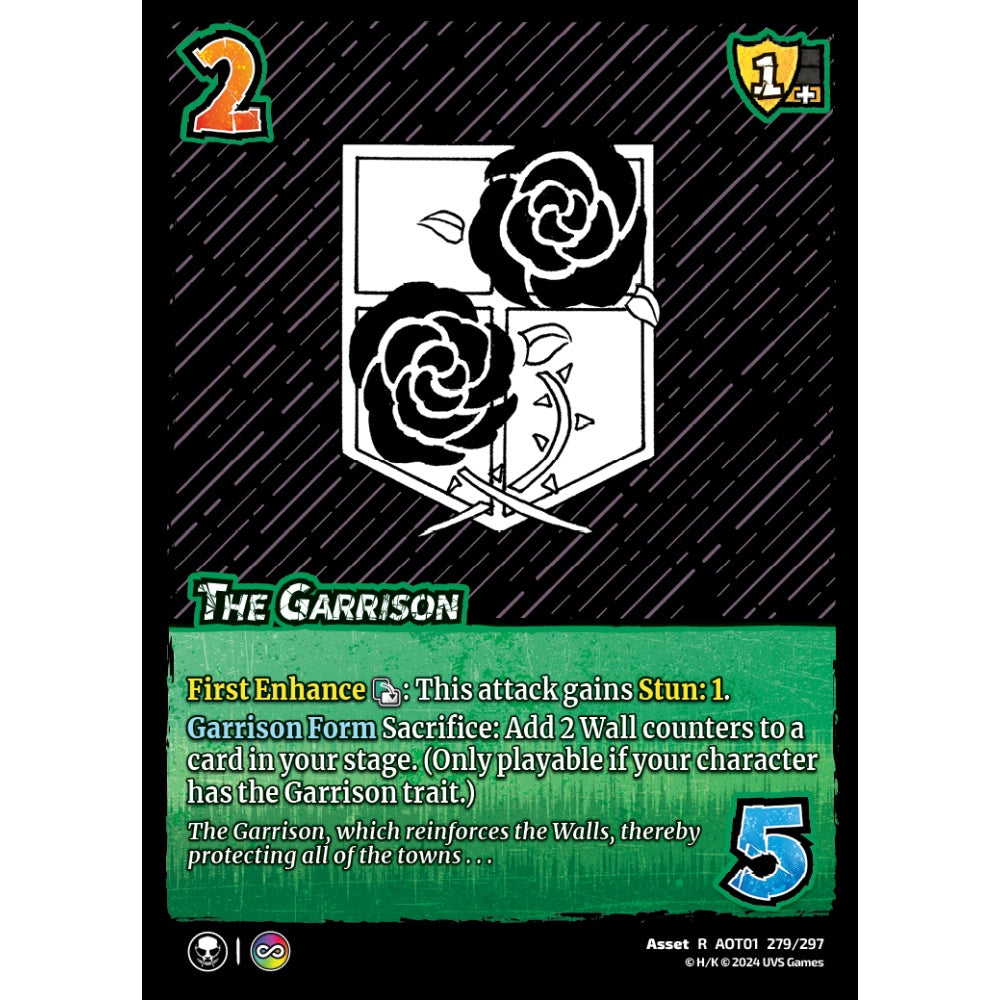 The Garrison, 279/297, R, UniVersus, Attack on Titan: Battle for Humanity