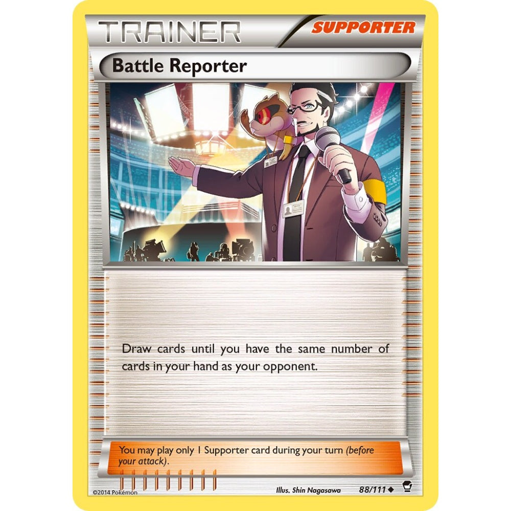 Battle Reporter Uncommon 88/111 Pokemon Card Game Furious Fists